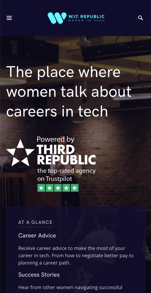 Women In Tech - Mobile